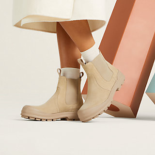 HERMES ショートブーツ キャメル 35.5 ショートブーツ 《コーブス》 - ベージュ | Hermès - エルメス